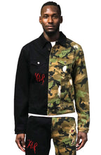 Load image into Gallery viewer, Bistre Men&#39;s Heavy Washed Half and Half Twill Jacket
