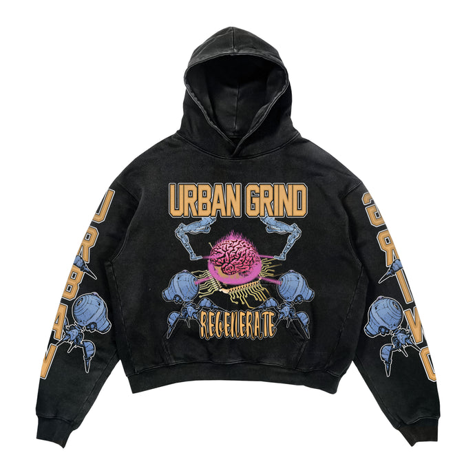Urban Grind Black Regenerate Pullover